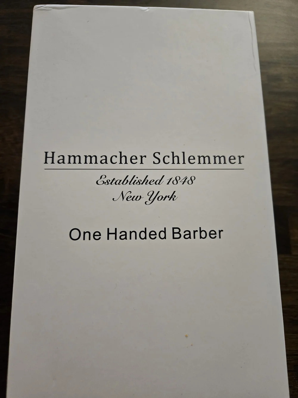 Hammacher Schlemmer One Handed Barber - New In Box